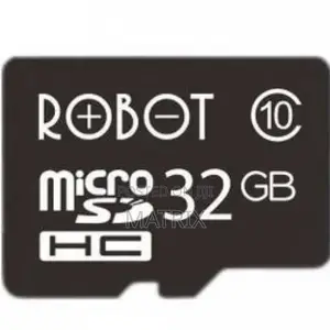 Robot 32gb Memory Card - Black