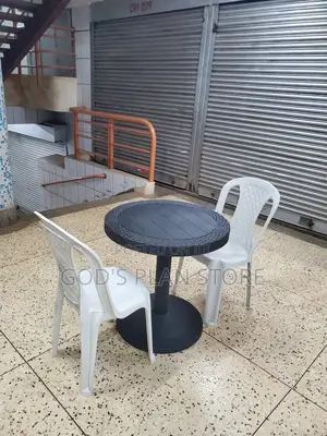 Two Seater Plastic Table and Chairs Set