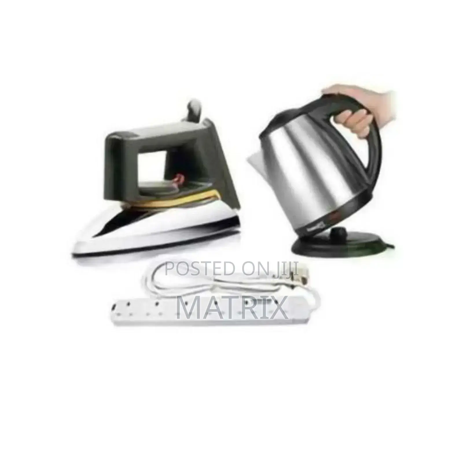 Bundles Non Sticky Flat Iron + Kettle + Extension Cable