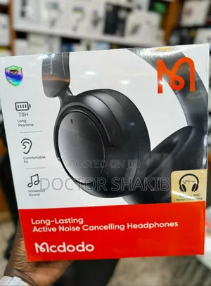 New McDodo 140 Active Noise Cancelling Headphones Anc- 70hrs