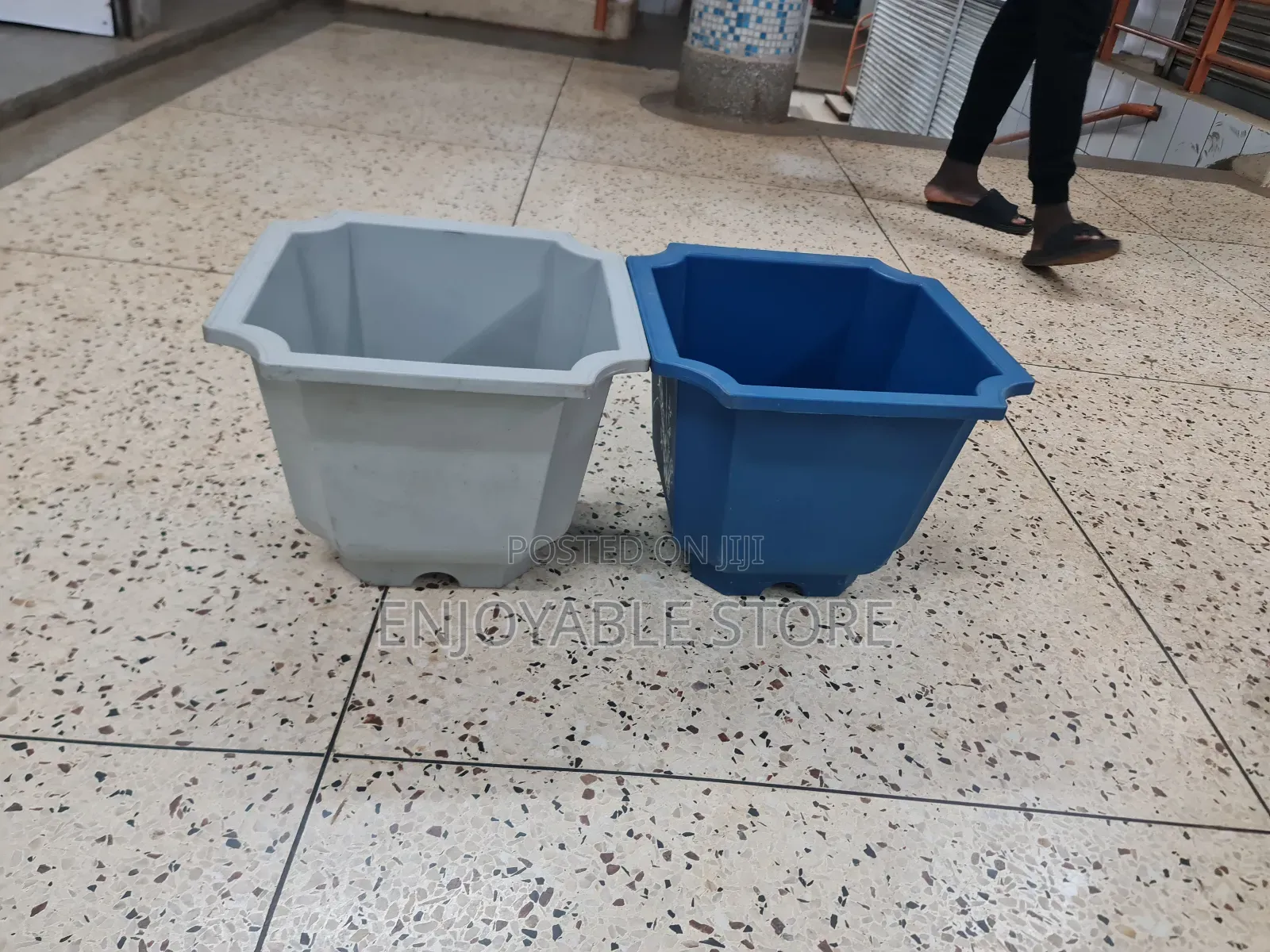 Generic Niled Plastic Flower Pots Plastic Flower Pots