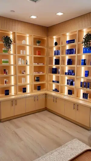 Wooden Shelves Interior Design