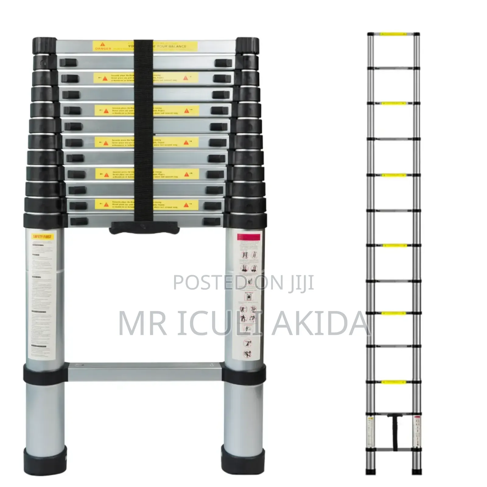 6.2mtrs Aluminium Telescopic Extension Ladder