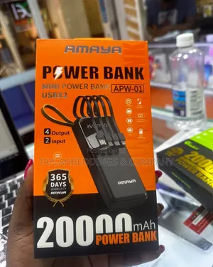 Amaya 20000mah Power Bank – Black