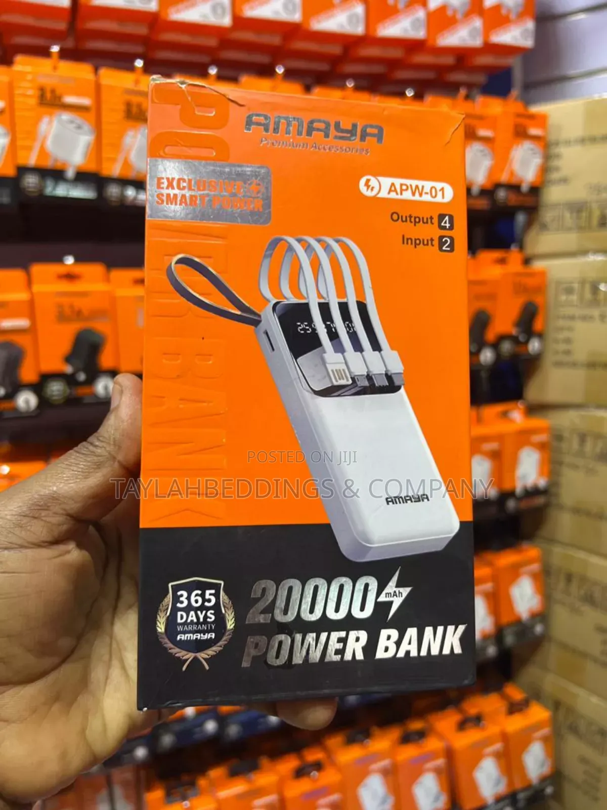 Amaya 20000mah Power Bank White
