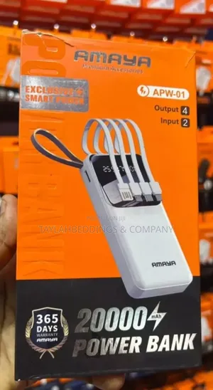 Amaya 20000mah Power Bank White