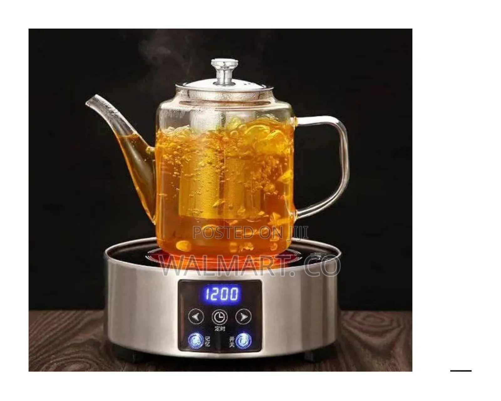 Glass Teapot With Stainless Steel Infuser