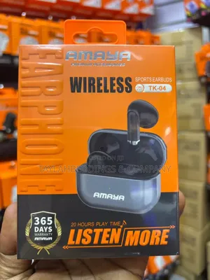 Amaya Tk04 Sport True Wireless Earbuds Black
