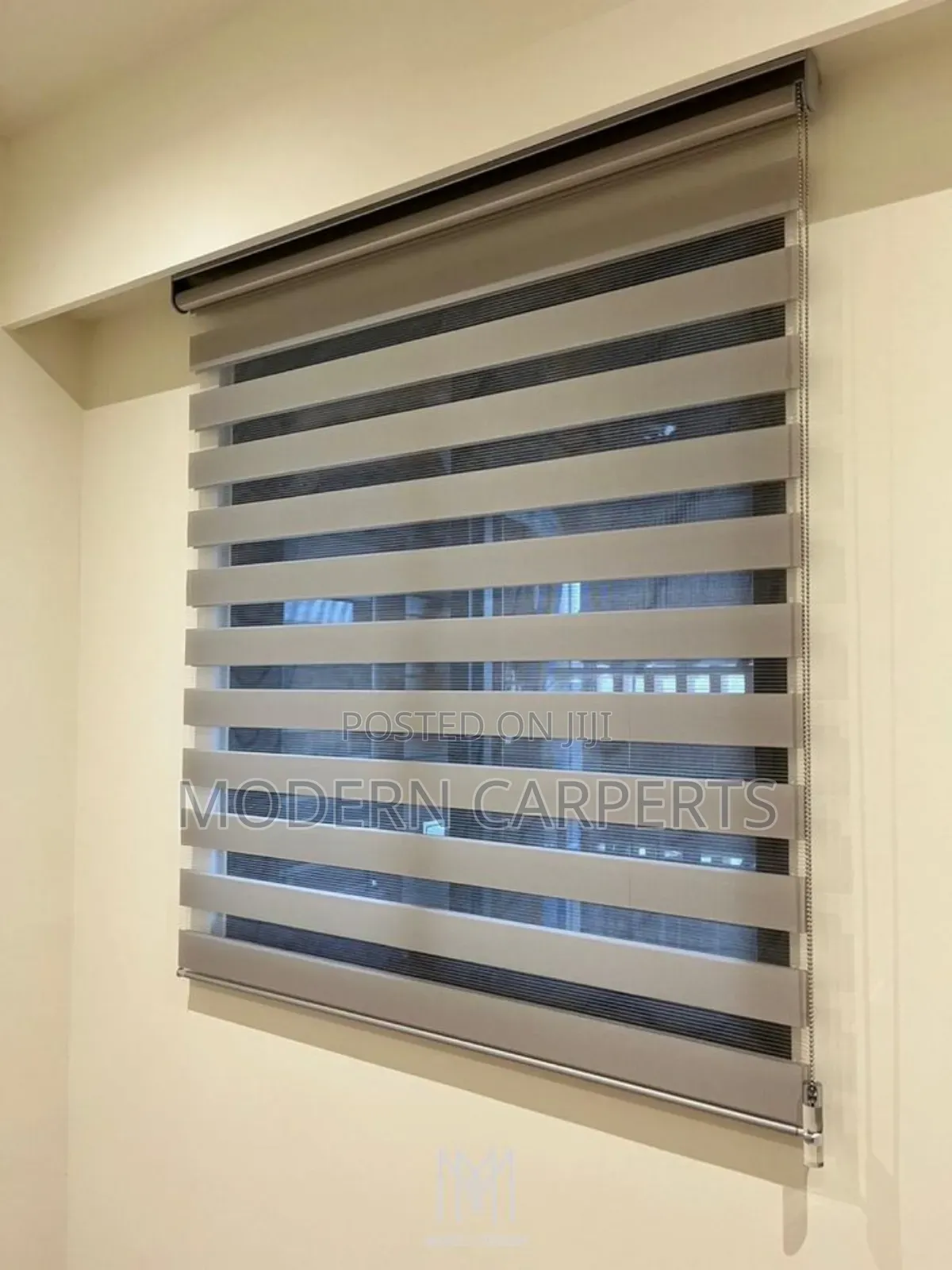 Modern Zebra Office Blinds