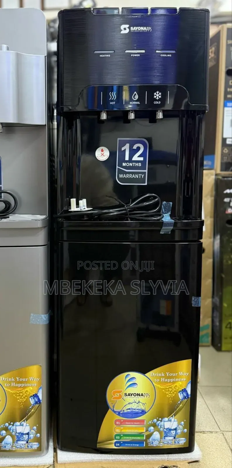 Water Dispenser 3taps Fridge Black/Water Dispenser Sayona