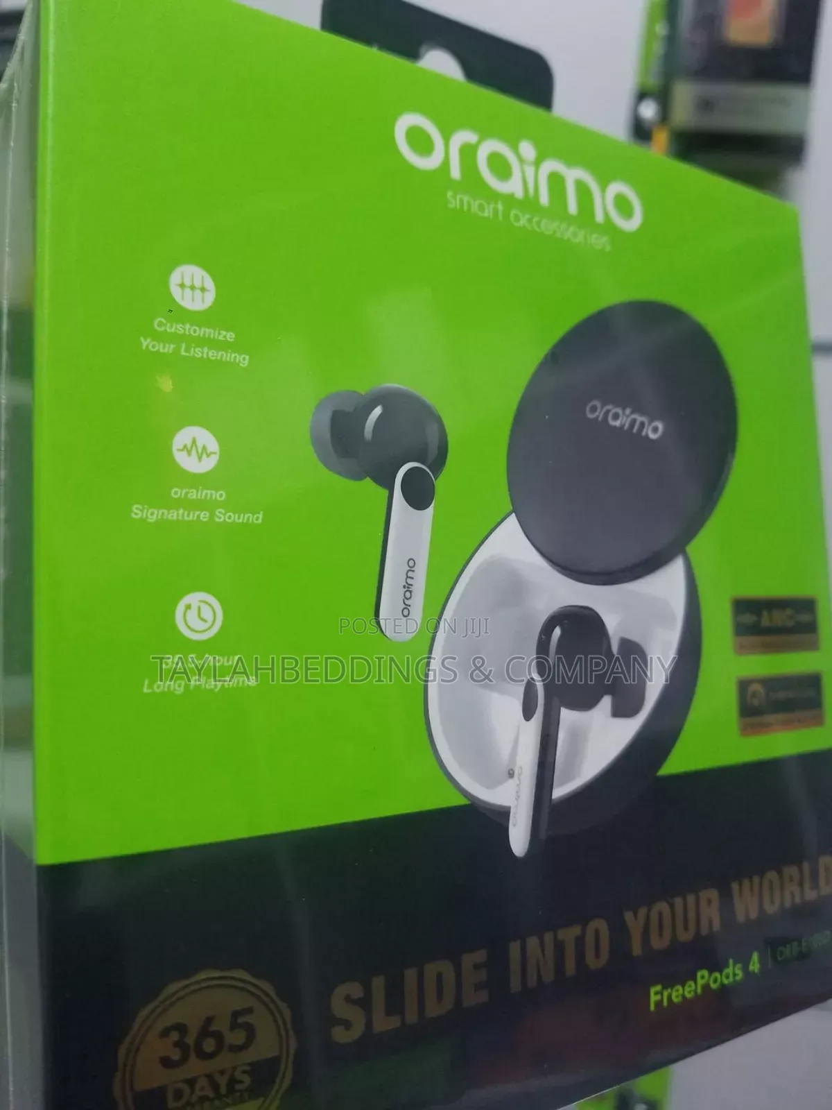 Oraimo Freepods 4 Earbuds,Active Noisecancellation Earphone