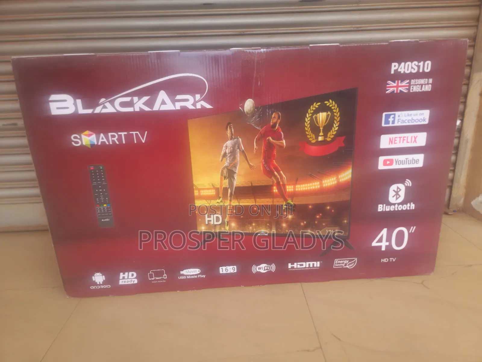 Black Ark 40 Smart Android Digital Flat Screen.