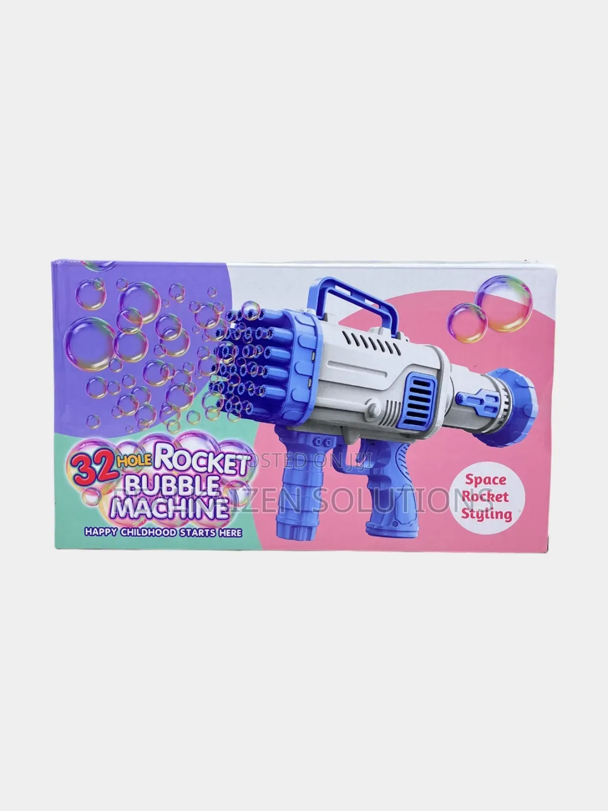 32-Hole Rocket Bubble Machine Gun| Space Rocket Styling
