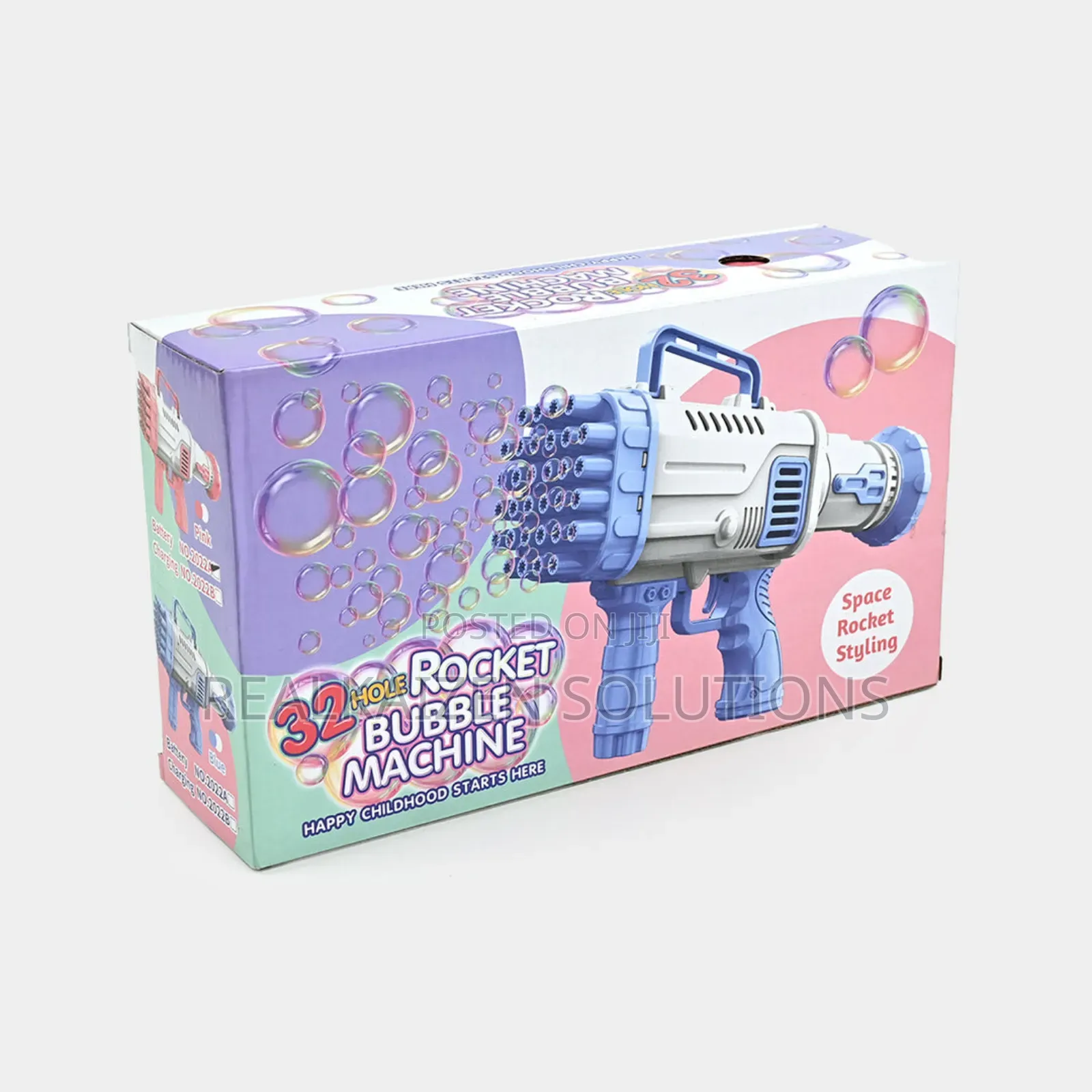 32-Hole Rocket Bubble Machine Gun| Space Rocket Styling