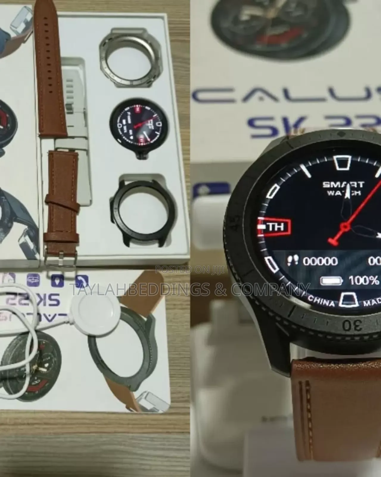 Calus Smart Watch With Button Technology, Bluetooth Calling