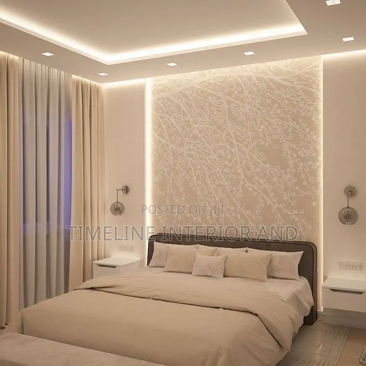 Basic Gypsum Ceilings for Bedrooms.