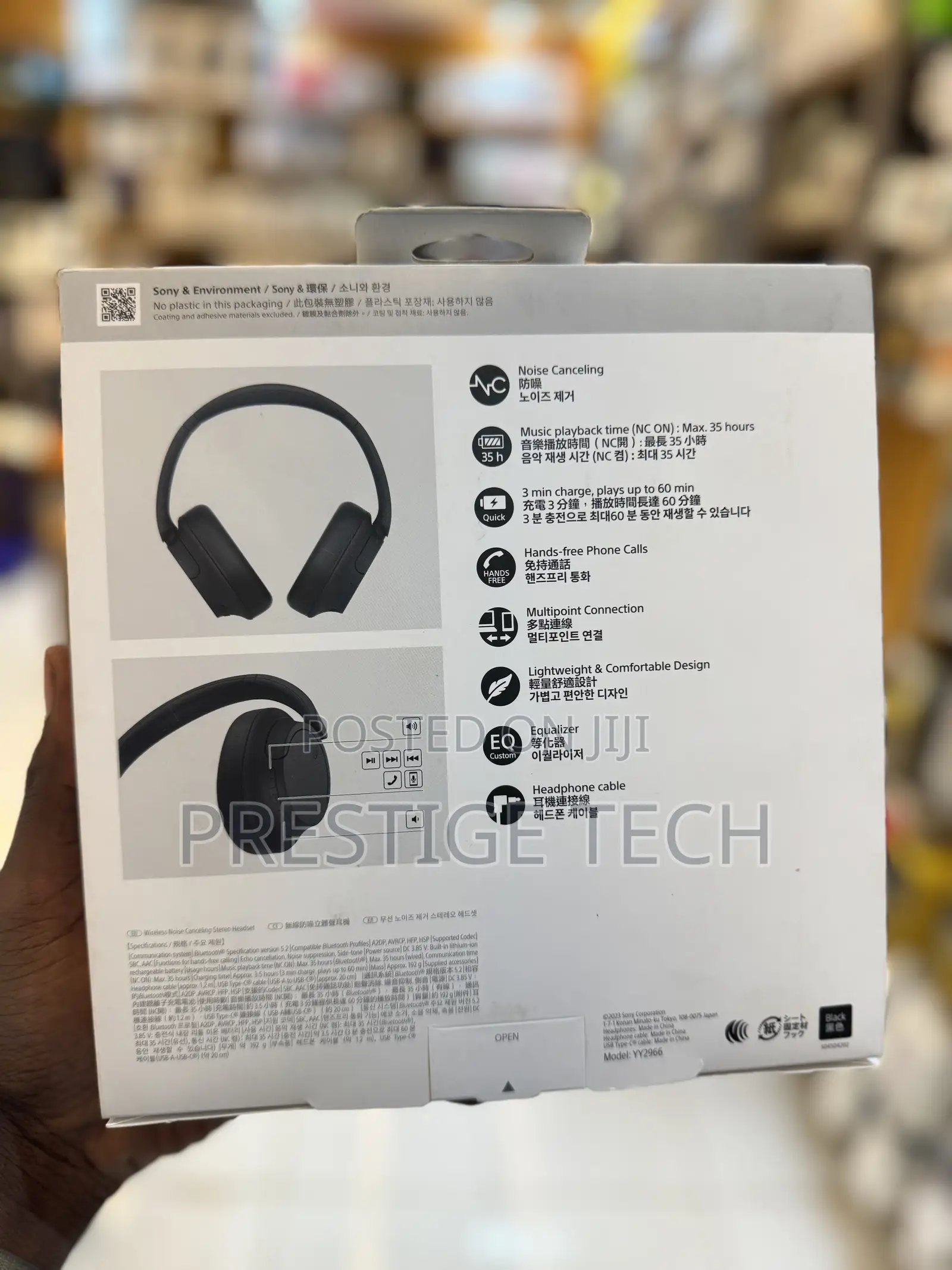 Sony Wh-ch720n Wireless Anc Headphones 35 Hours