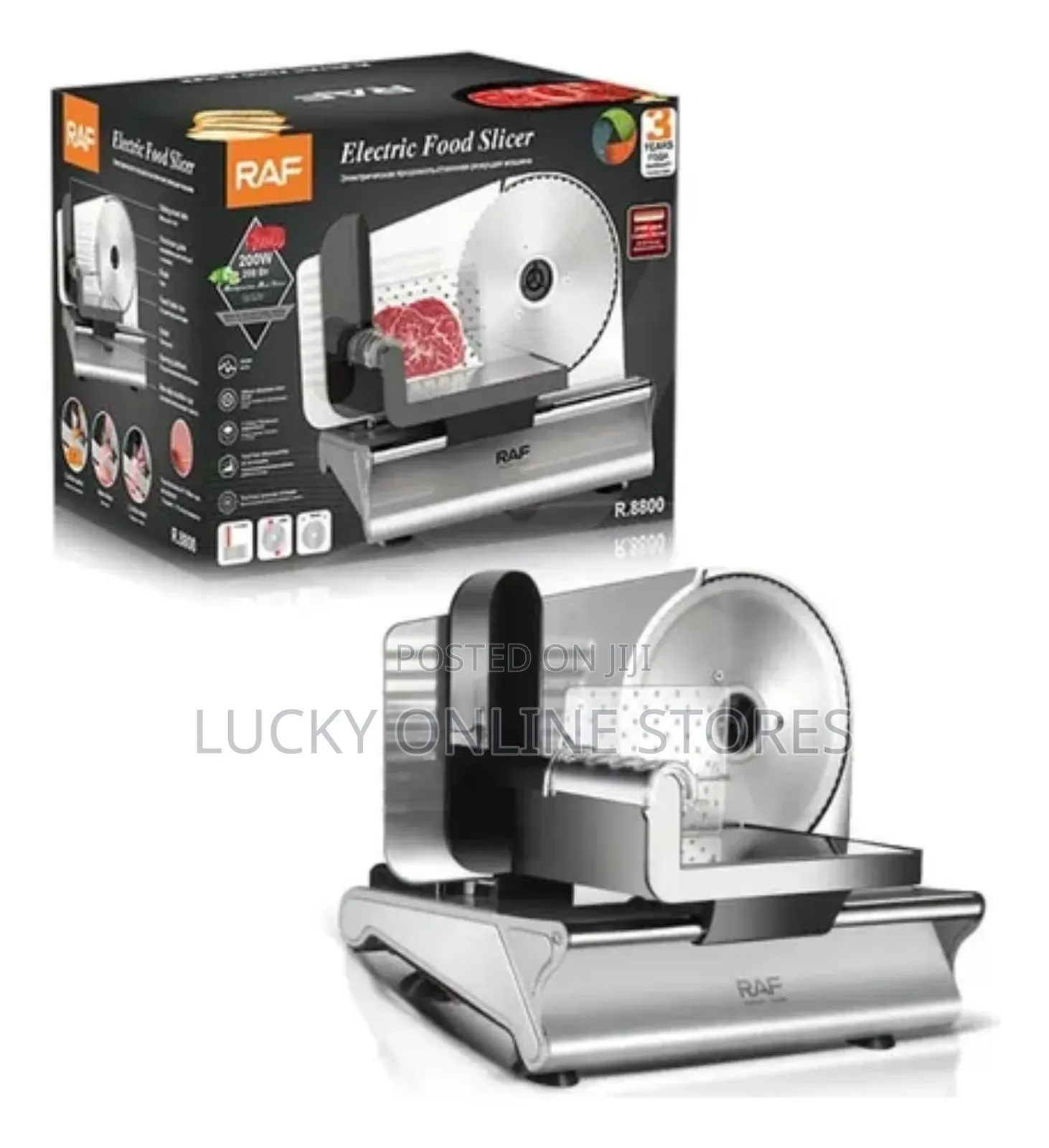 200w Raf Electric Food Slicer