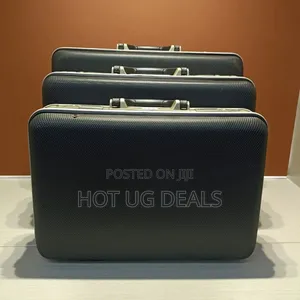 3pcs Coffee Laptop Briefcase With Code Lock' Men's Gift