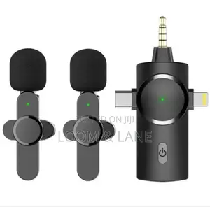3 in 1 Noise Reduction Lavaliere Mini Wireless Microphone