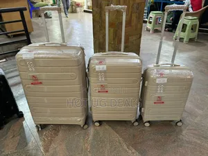 3pcs 3 In1 Travel Waterproof Suitcases- Multicolor