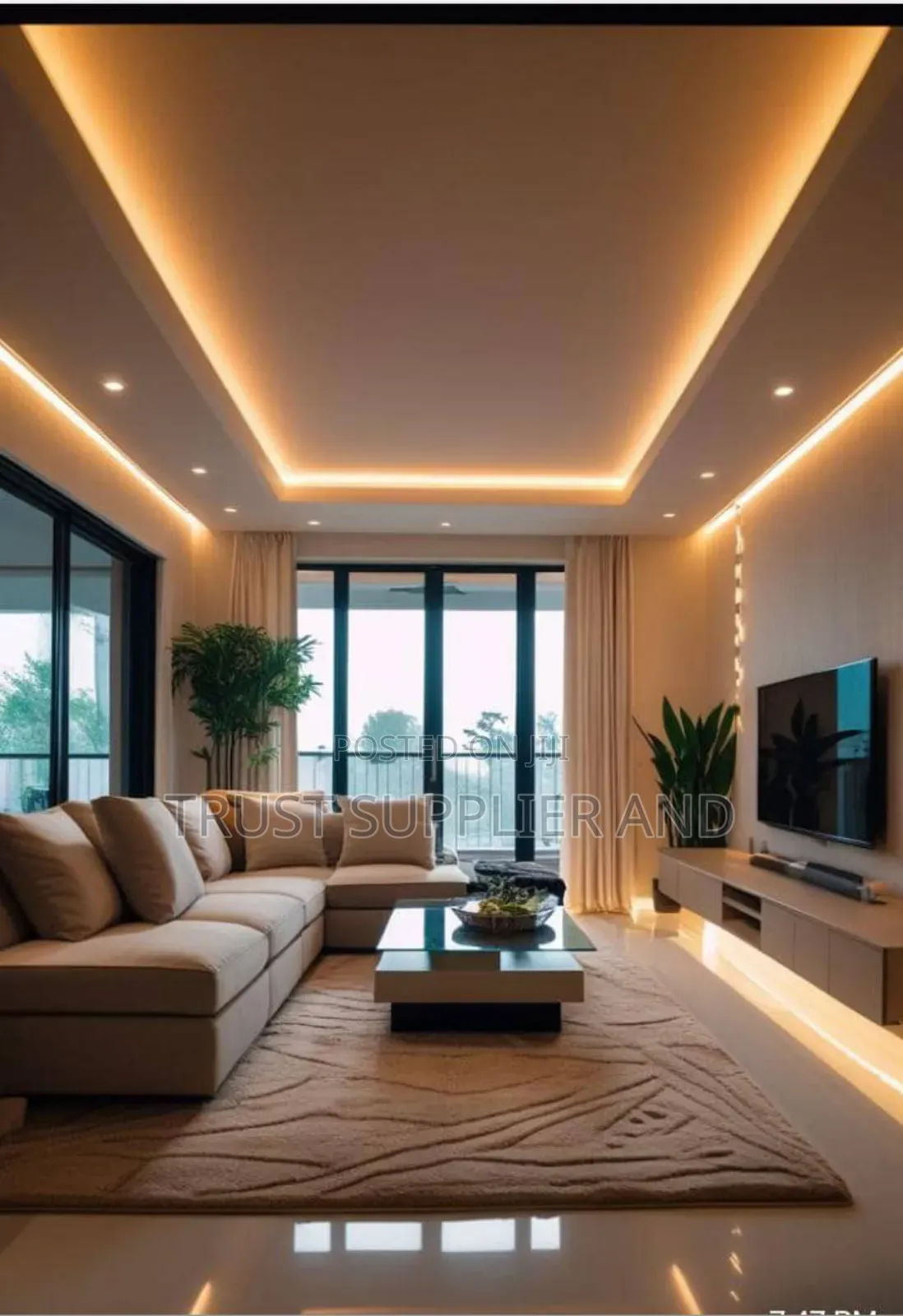 Gypsum Ceiling Simplest Design for Shop