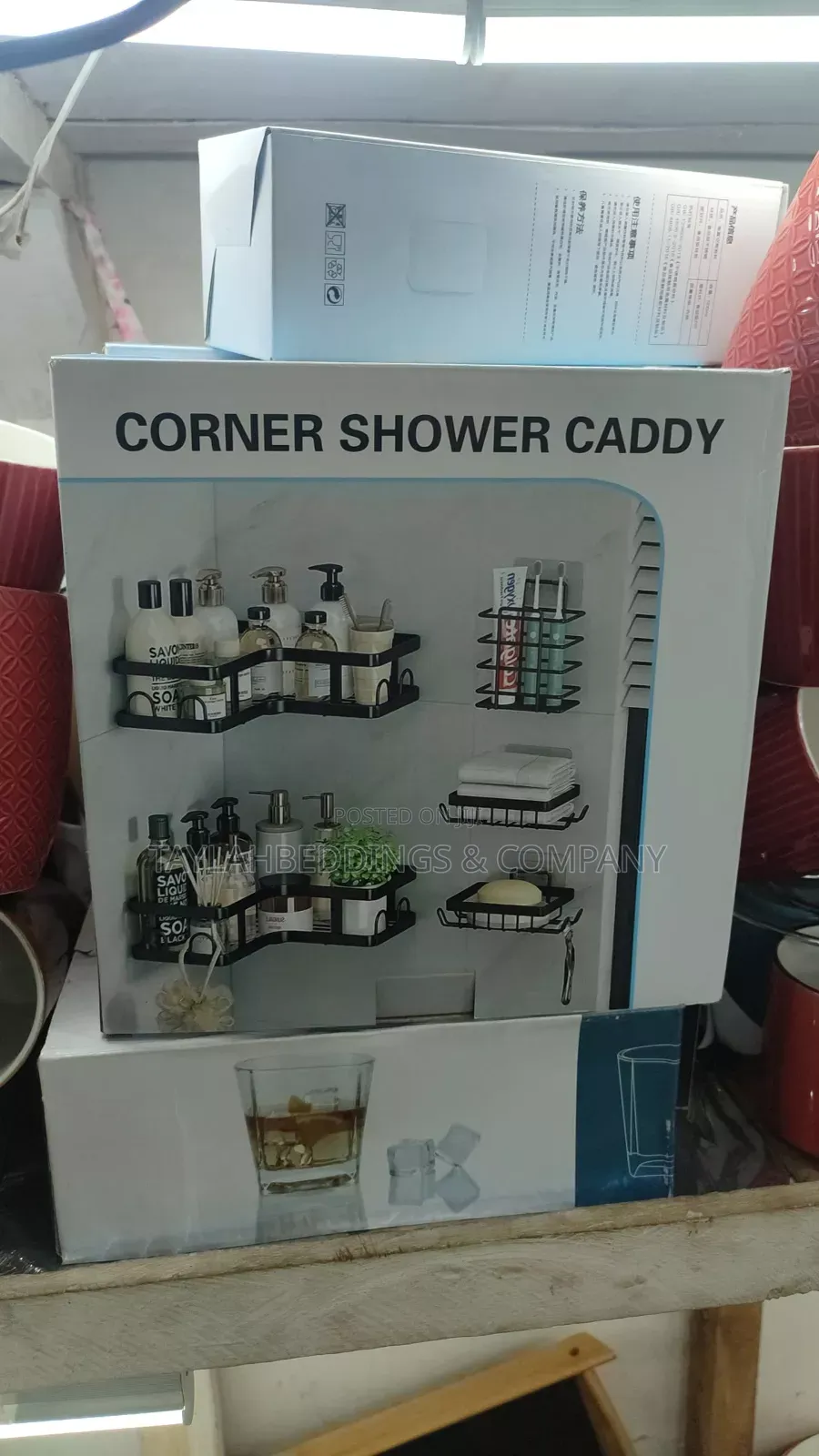 Shower Caddy, 2 Pack Rustproof Stainless Bathroom Shelves,