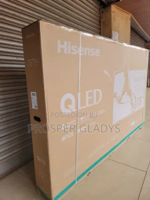 75 Hisense Qled Smart Digital Flat Screen Flameless.