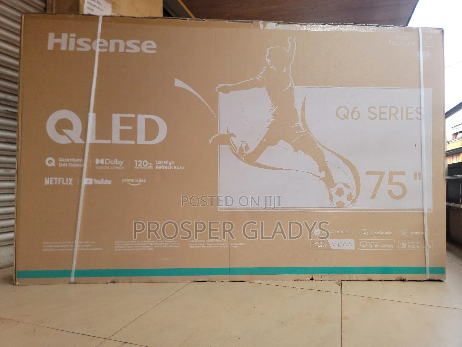75 Hisense Qled Smart Digital Flat Screen Flameless.