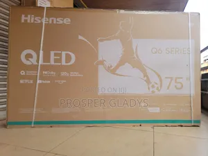 75 Hisense Qled Smart Digital Flat Screen Flameless.