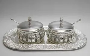 Royal Silver Sugar Bowl 3 PCS