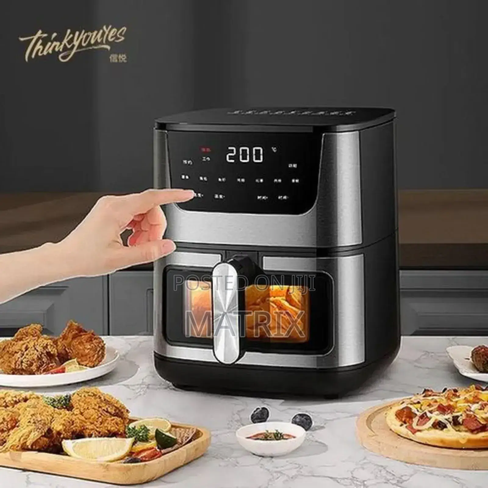 Hoffmans 8l Digital Electric Airfryer / Air Fryer