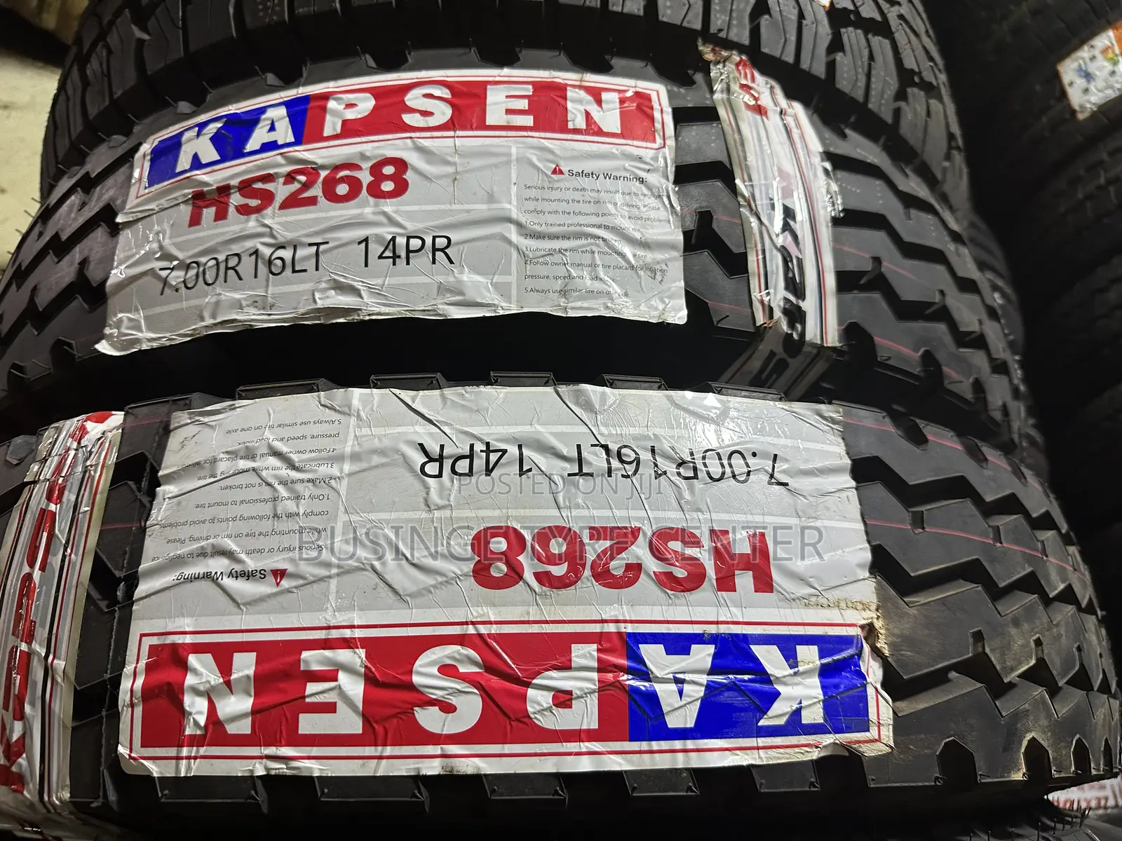 700.16 Kapsen Tires Brand New