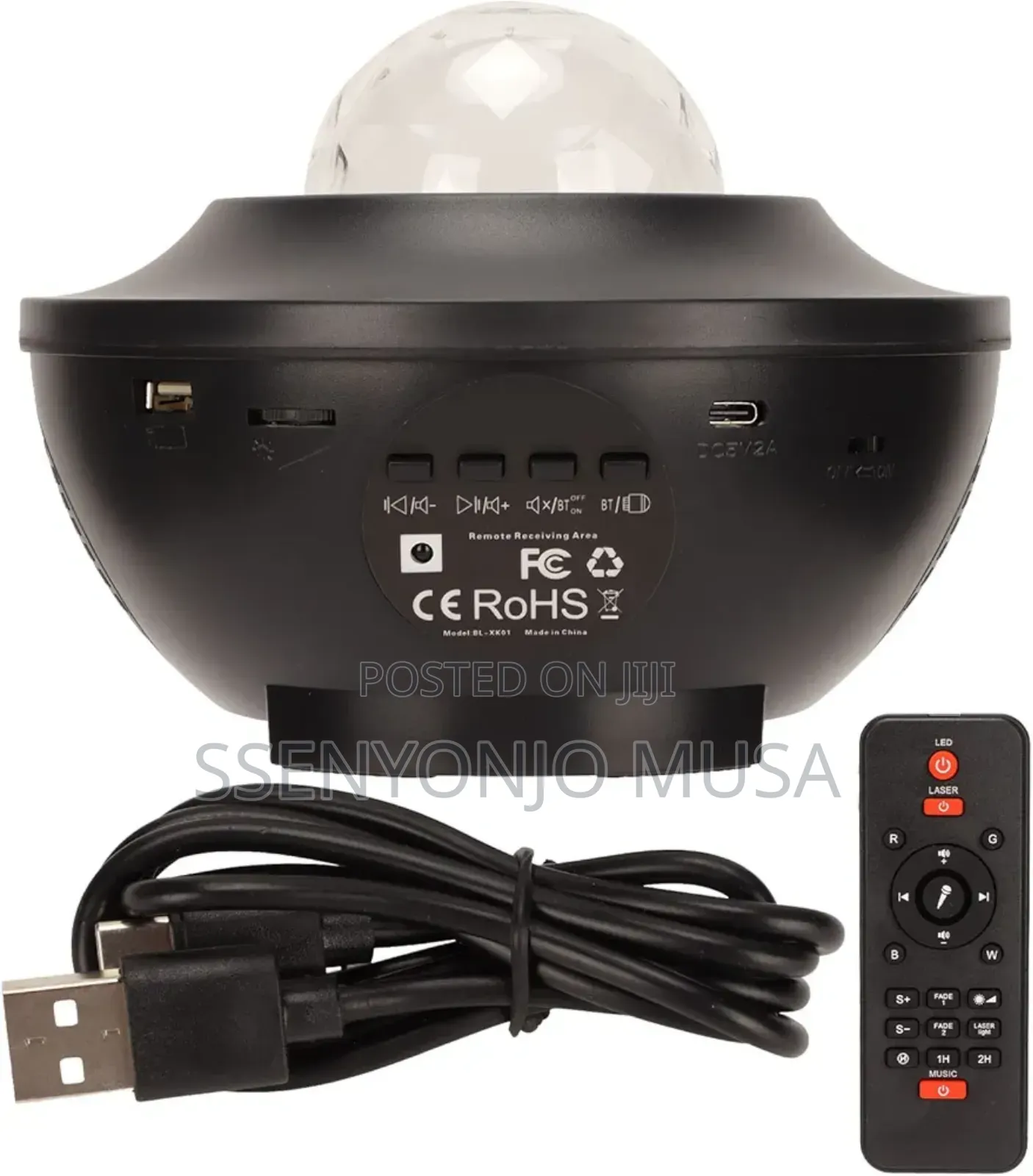 Night Light Music Starry Sky Projector Lamp With Bt Speaker