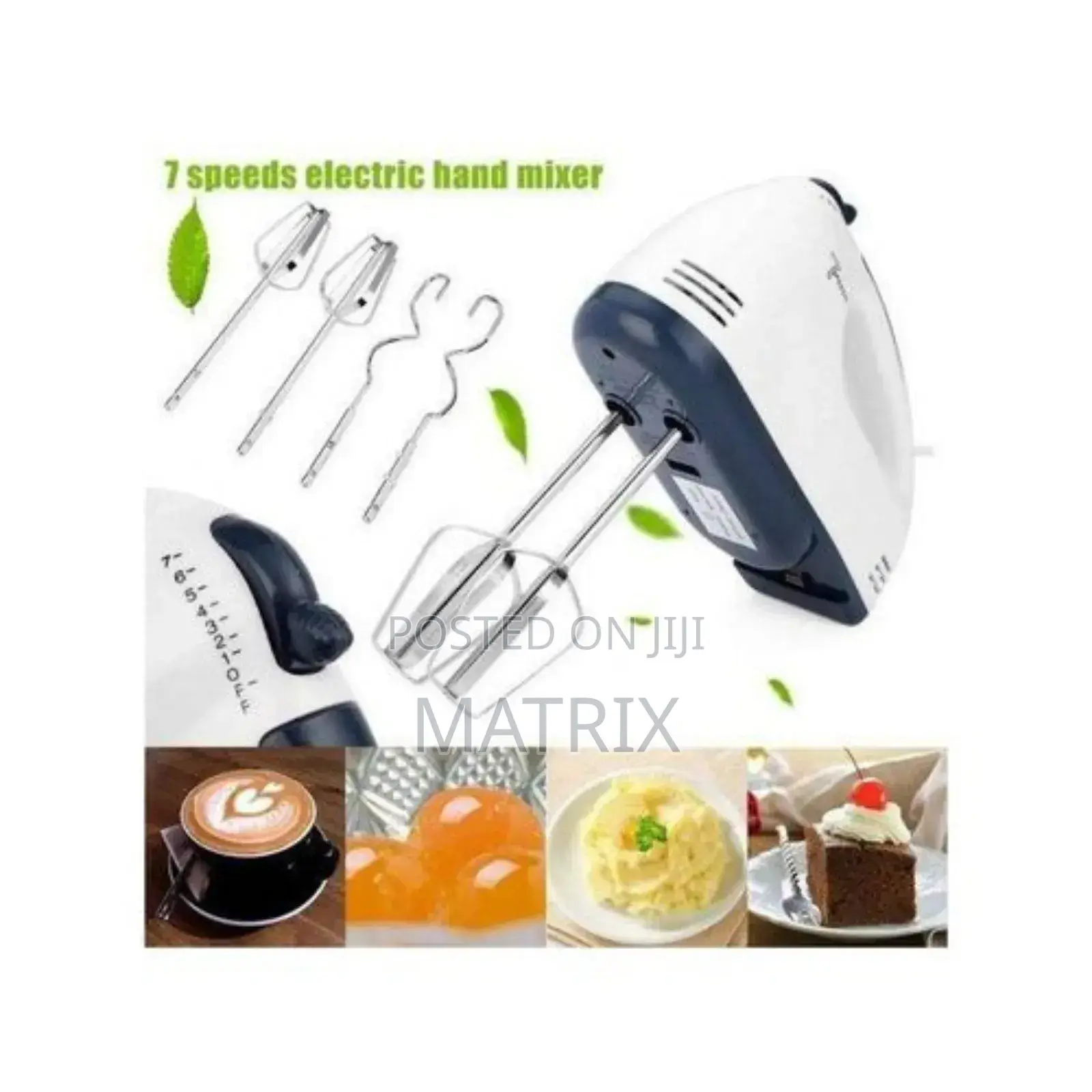 7 Speed Electric Hand Mixer 260w