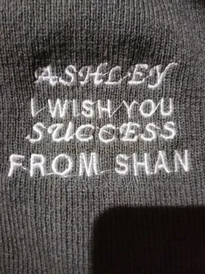 Embroidery Services, Logos, Badges and Names, Words