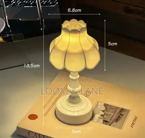 Nordic Vintage Style Led Lotus Night Light