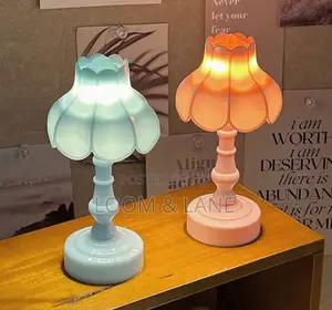 Nordic Vintage Style Led Lotus Night Light