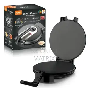 Raf Pizza Chapati Maker Roller Non-stick - Silver/Black