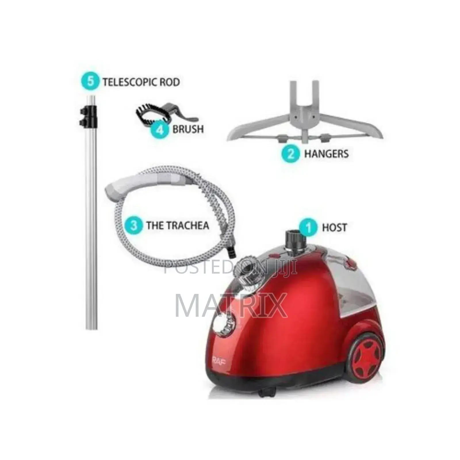 Raf 1300ml Vertical Garment Steamer