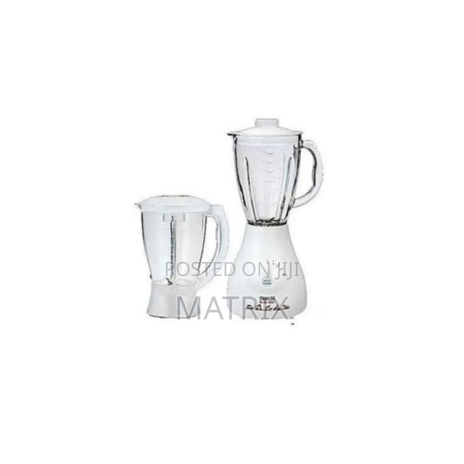 Saachi 3 in 1 Double Jar Blender, Grinder, Auto-Clean