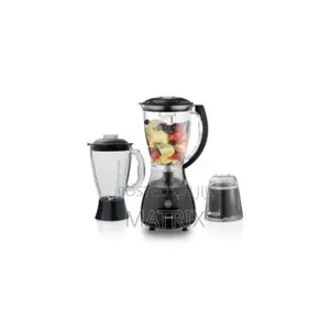 Saachi 3 in 1 Double Jar Blender, Grinder, Auto-Clean