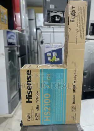 Hisense Soundbar With Mega Bass, Wireless Subwoofer Hs-2100
