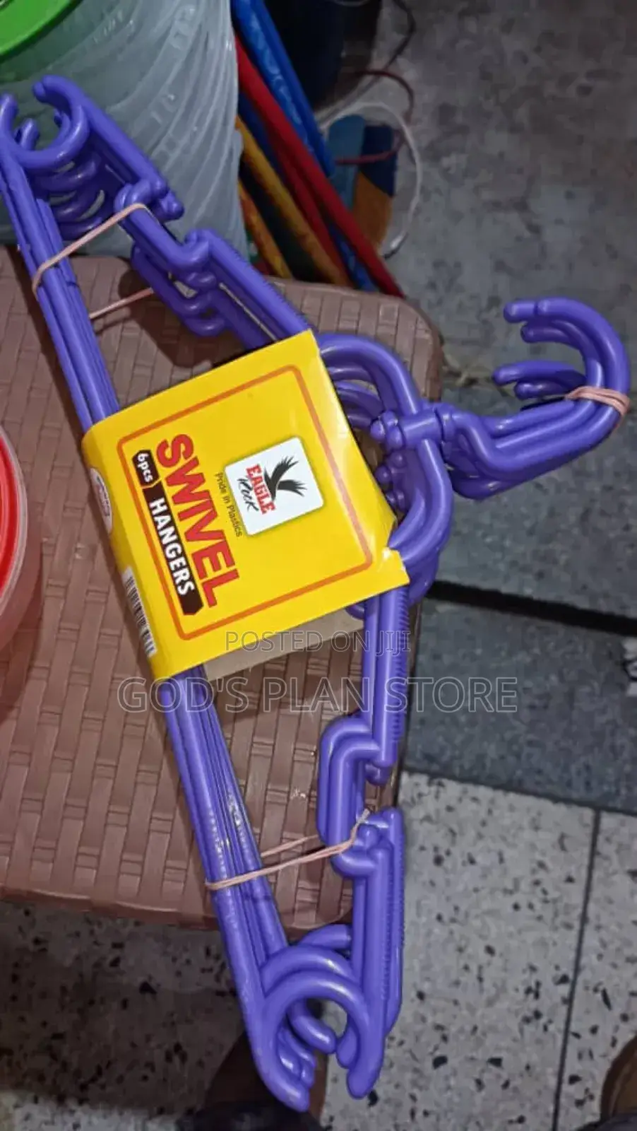 Plastic Hangers Plastic Hangers(Orange and Purple)
