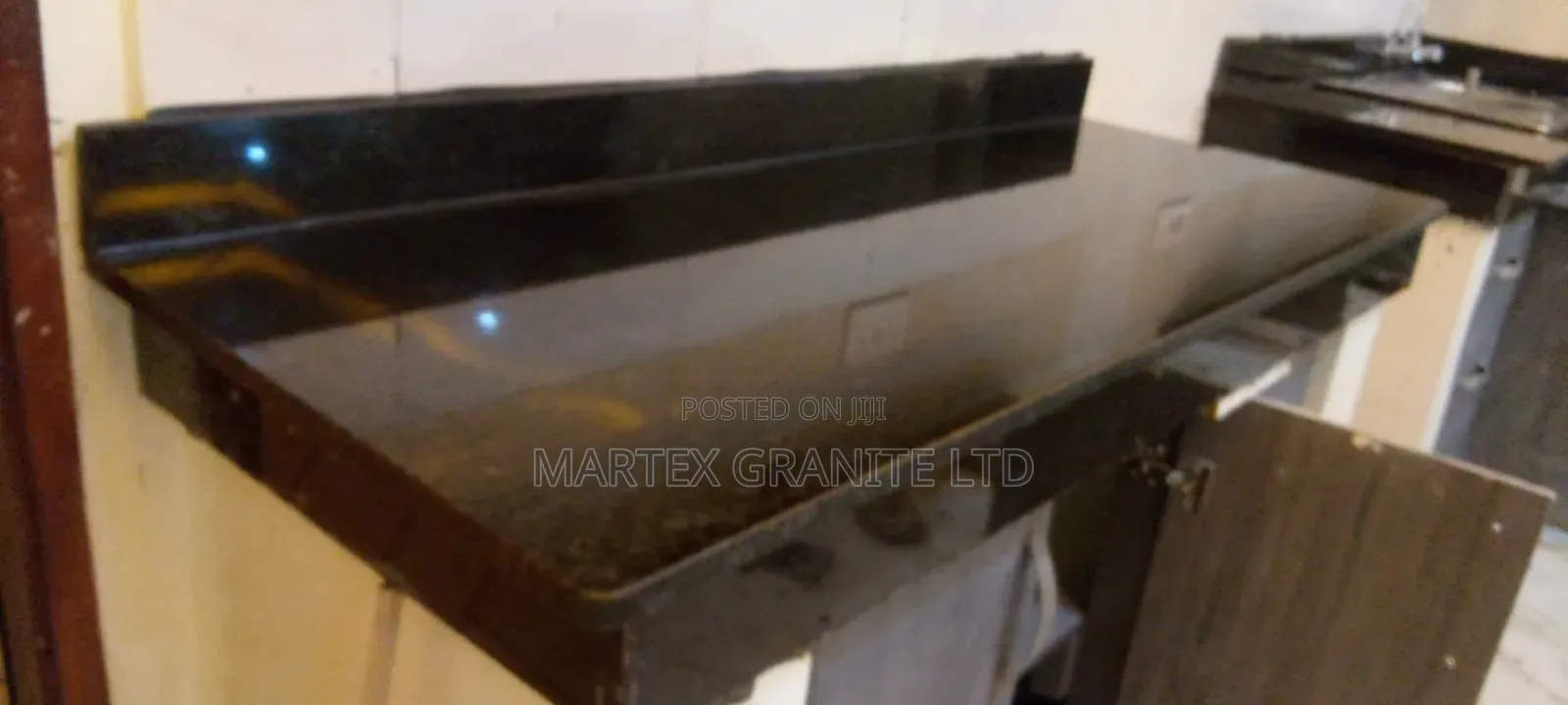 Black Kitchen Work Tops