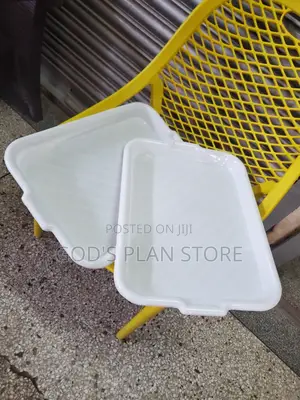 Plastic Serving Trays White