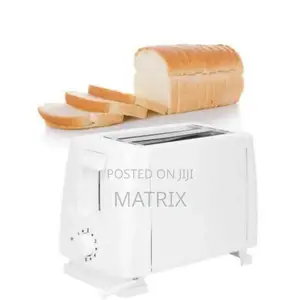 2 Slice Bread Toaster - Black/White