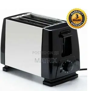 2 Slice Bread Toaster - Black/White