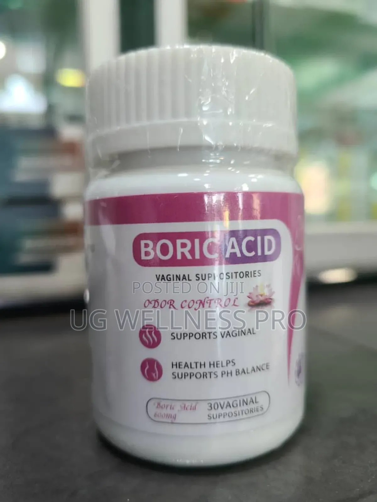 Boric Acid Suppositories 600mg 30s