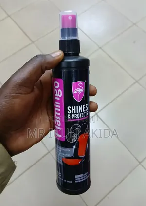 Shines Protects Protectant Polymer Silicone 295ml Flamingo